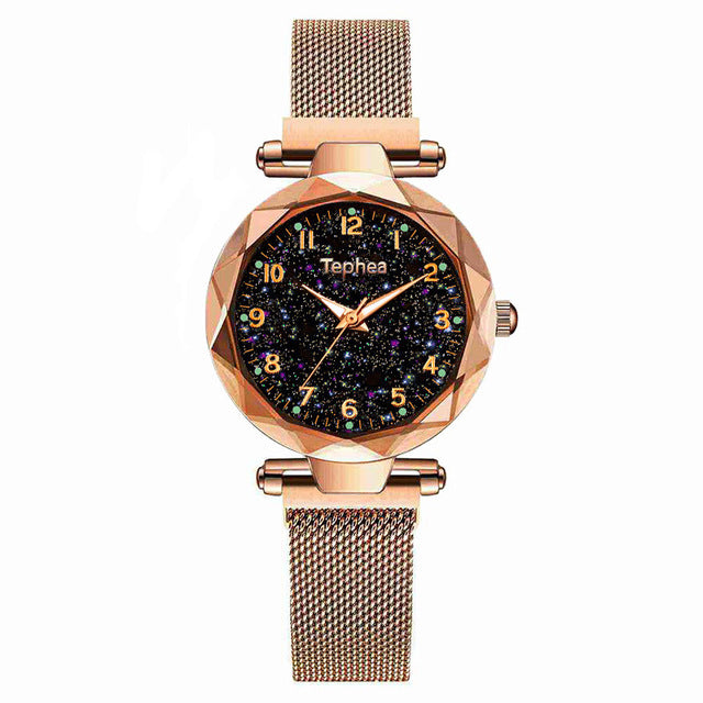 Dropshipping Starry Sky Women Bracelet Wrist Watch For Female Clock Relogio Feminino 2019 zegarek damski Luminous Hands Watches