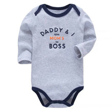 Load image into Gallery viewer, baby Clothing newborn baby bodysuit long sleeve 100% cotton 3 6 9 12 18 24 months babies clothes