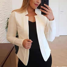 Load image into Gallery viewer, Autumn Fashion jacket Women Solid Color Short Suit Coat Long Sleeve Casual Slim elegant classic business office OL coat female