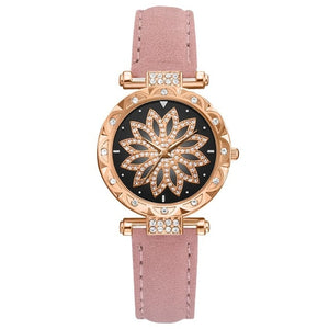 2019 Women Watches Bracelet set Starry Sky Ladies Bracelet Watch Casual Leather Quartz Wristwatch Clock Relogio Feminino