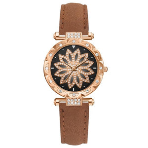 2019 Women Watches Bracelet set Starry Sky Ladies Bracelet Watch Casual Leather Quartz Wristwatch Clock Relogio Feminino