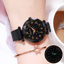 Load image into Gallery viewer, Dropshipping Starry Sky Women Bracelet Wrist Watch For Female Clock Relogio Feminino 2019 zegarek damski Luminous Hands Watches