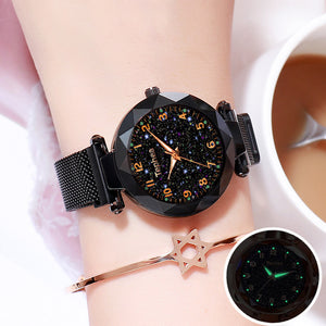 Dropshipping Starry Sky Women Bracelet Wrist Watch For Female Clock Relogio Feminino 2019 zegarek damski Luminous Hands Watches