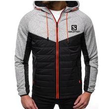 Load image into Gallery viewer, New Casual Hoody Spliced Jacket Salomon Printed Men Hoodies Sweatshirts Fashion Coat Hooded Cardigan Plus Fleece Clothes