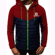 Load image into Gallery viewer, New Casual Hoody Spliced Jacket Salomon Printed Men Hoodies Sweatshirts Fashion Coat Hooded Cardigan Plus Fleece Clothes