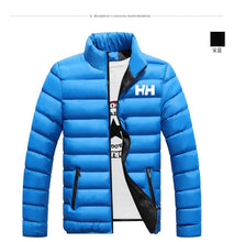 Load image into Gallery viewer, Winter Coat Men Jacket Warm Cotton Jacket Coats Stand Collars Zippers Men Clothes HH Mens Winter Jacket