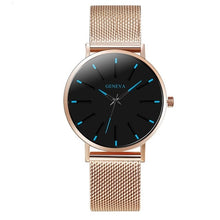 Load image into Gallery viewer, Watch Men Mesh Stainless Steel Business Men Watches Quartz Wristwatch Band Simple Wrist Watch Male Clock relogio masculino