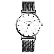 Load image into Gallery viewer, Watch Men Mesh Stainless Steel Business Men Watches Quartz Wristwatch Band Simple Wrist Watch Male Clock relogio masculino