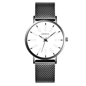 Watch Men Mesh Stainless Steel Business Men Watches Quartz Wristwatch Band Simple Wrist Watch Male Clock relogio masculino