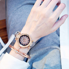 Load image into Gallery viewer, 2019 Women Watches Bracelet set Starry Sky Ladies Bracelet Watch Casual Leather Quartz Wristwatch Clock Relogio Feminino