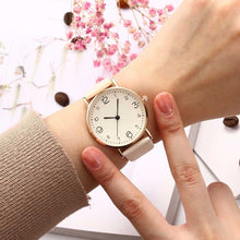 Load image into Gallery viewer, Women&#39;s Watches Rose Gold Luxury Fashion Simple All-match Women Clock Quartz Wristwatch Reloj Mujer Clock Relogio Feminino