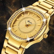 Load image into Gallery viewer, Women Watches Designer Brand Luxury Women Trending Patek Ladies Wtist Watch Quartz Diamond Gold Watch Christmas Gifts For Women