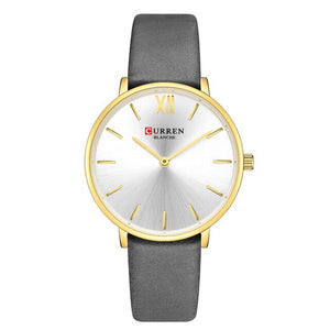 Gift Watch For Women Fashion Ultra Thin Leather Quartz Wristwatch Reloj Mujer CURREN Casual Waterproof Clock Female Montre femme