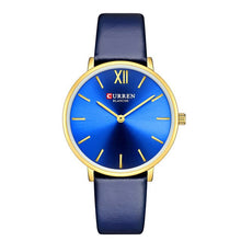 Load image into Gallery viewer, Gift Watch For Women Fashion Ultra Thin Leather Quartz Wristwatch Reloj Mujer CURREN Casual Waterproof Clock Female Montre femme