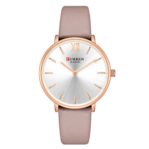 Gift Watch For Women Fashion Ultra Thin Leather Quartz Wristwatch Reloj Mujer CURREN Casual Waterproof Clock Female Montre femme