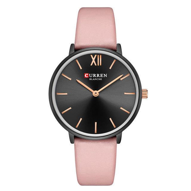 Gift Watch For Women Fashion Ultra Thin Leather Quartz Wristwatch Reloj Mujer CURREN Casual Waterproof Clock Female Montre femme